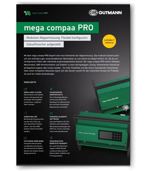 Hella Gutmann mega compaa PRO Prospekt